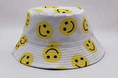 Comprar ahora: 20pcs Printed smiley face basin hat sunshade fisherman hat