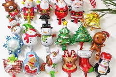 Buy Now: 200pcs Mini Christmas Party Christmas Tree Aluminum Film Balloon
