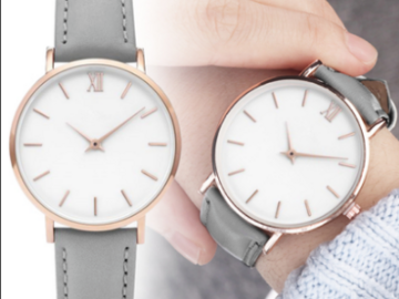 Buy Now: 32Pcs Casual Female Leather Quartz Watches