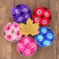 Comprar ahora: 50pcs Christmas soap flower gift box Valentine Day soap rose gift