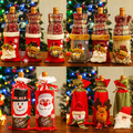 Buy Now: 100pcs Christmas red wine bag bottle cover champagne decorations