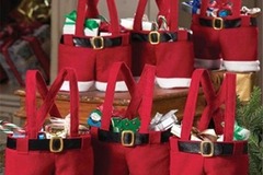 Buy Now: 60pcs Christmas pants wine bags wine bottles wedding candy bags