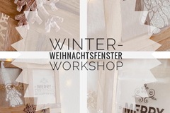 Workshop Angebot (Termine): Winter-Weihnachtsfensterworkshop