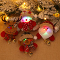 Comprar ahora: 100pcs luminous bell brooch badge Christmas gifts for children