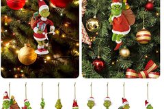 Buy Now: 100pcs green monster Christmas tree pendant decoration