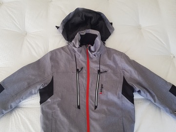 Selling with online payment: Benger Ski Jacket - Grey / Black / Red