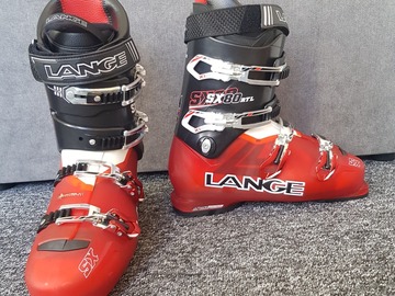 Selling with online payment: Lange SX 80 ski boots red / black (size 9uk)