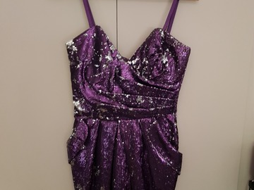 For Sale: Purple Sparkly occasion wear dress