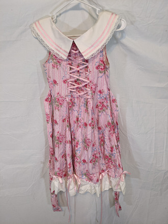 Pink Floral Bodyline Lolita Dress JSK