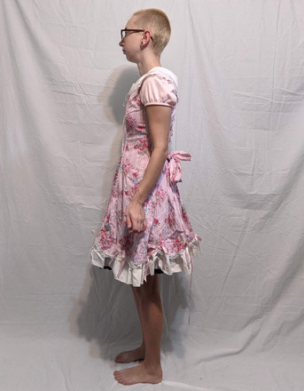 Pink Floral Bodyline Lolita Dress JSK