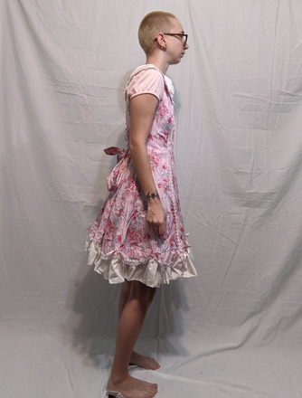 Pink Floral Bodyline Lolita Dress JSK Lumikha Cosplay Resale