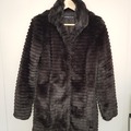 For Sale: Brown faux fur coat