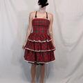 Selling with online payment: Red Plaid Bodyline JSK Dress