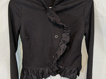 Selling with online payment: Black Ruffle Jacket