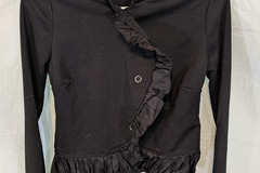 Selling with online payment: Black Ruffle Jacket