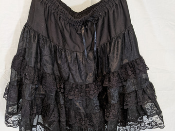 Selling with online payment: Black Bodyine Lolita Petticoat