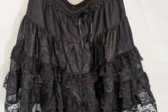 Selling with online payment: Black Bodyine Lolita Petticoat