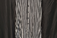 Selling with online payment: Black and White Striped Maxi Skirt