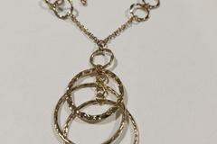 Bulk Lots: 6 gold necklace Name brand