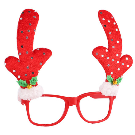 100PCS Christmas glasses frame children's dress up decoration