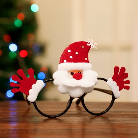100PCS Christmas glasses frame children's dress up decoration
