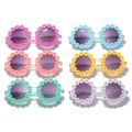 Liquidation & Wholesale Lot: 100pcs Cute daisy sunglasses, flower decorative glasses