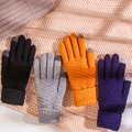 Liquidation & Wholesale Lot:  30 Pairs Winter Warm  Touch Screen  Stretch Knit Gloves 