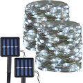 Liquidation & Wholesale Lot: 2 Pack – 100 LED Outdoor/Indoor Solar String Lights #5627