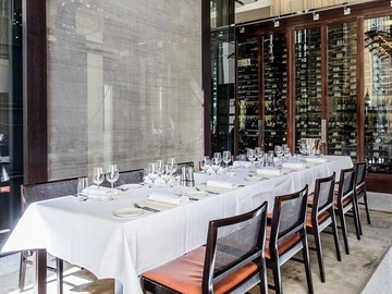 Book a meeting: The jimmy chu’s table - Semi private table for your work dinner