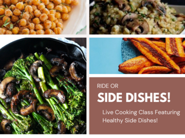Workshops & Events (Per hour pricing): Ride or Side Dishes Cooking Class