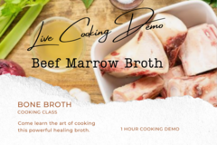 Workshops & Events (Per hour pricing): Bone Broth Cooking Demo