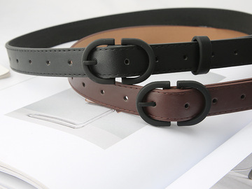 Buy Now: 100pcs New belt women's simple ins fashion belt decoration