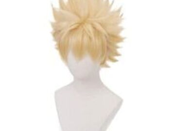 Selling with online payment: My Hero Academia Bakugo Wig (Blond Short)
