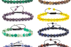 Comprar ahora: 100 Pieces Handmade Natural Stone Weave Bracelet