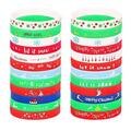Buy Now: 96PCS Cute Christmas Silicone Bracelet Christmas Decorations