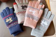 Comprar ahora: Women's Warm Christmas  Gloves – Assorted Style
