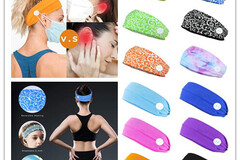 Comprar ahora: 24pcs button women's headband men's headscarf mask bracket