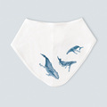  : Whales bandana bib