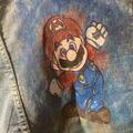 Vente au détail: Veste Mario peint a la main