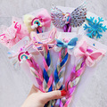 Buy Now: 50X Cartoon Butterfly Colorful Braided Kids Ponytail Headband