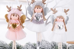 Buy Now: 100PCS Christmas tree pendant  girl doll Christmas ornaments
