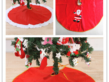 Buy Now: 36pcs Christmas tree skirt non-woven 90cm Christmas props