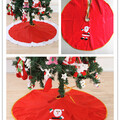 Comprar ahora: 36pcs Christmas tree skirt non-woven 90cm Christmas props