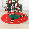 Comprar ahora: 24pcs Christmas tree skirt 90cm plum blossom heart tree skirt