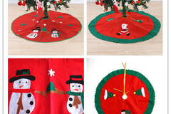 Buy Now: 36pcs Christmas tree skirt 90cm Christmas props