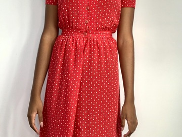 Selling: Vintage Bud Print Dress
