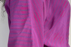 Selling: Vintage Dress in Magenta Silk