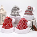Buy Now: 20pcs snowflake fawn knitted Christmas hat adult hat decoration