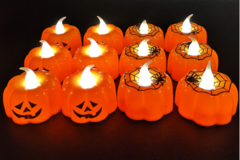 Comprar ahora: 100X  Halloween LED Electronic Candle Light Party Decoration Prop