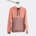 Bulk Lots: 25PCS new Hoodies: organic cotton, lightweight, mauve/coral